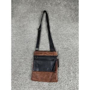 Lui Valentino Italy Shoulder Bag Mens Crossbody Leather Italy Genuine Zip